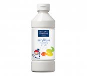 Akryyliväri Lefranc & Bourgeois valkoinen 500 ml