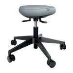 Aktiivituoli Leitz Wobble pyörillä musta