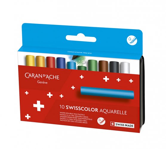 Akvarelliliitu Caran DAche Swisscolor värilajitelma /10, hinta 7,62€