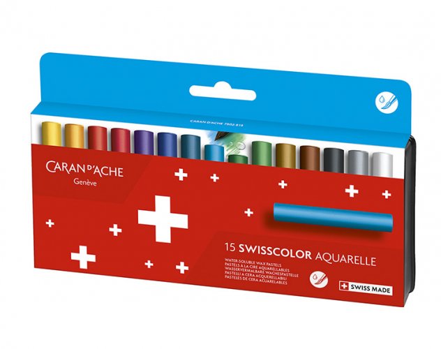 Akvarelliliitu Caran DAche Swisscolor värilajitelma /15, hinta 9,94€