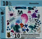 Akvarelliliitu Wennström 90 mm värilajitelma /10