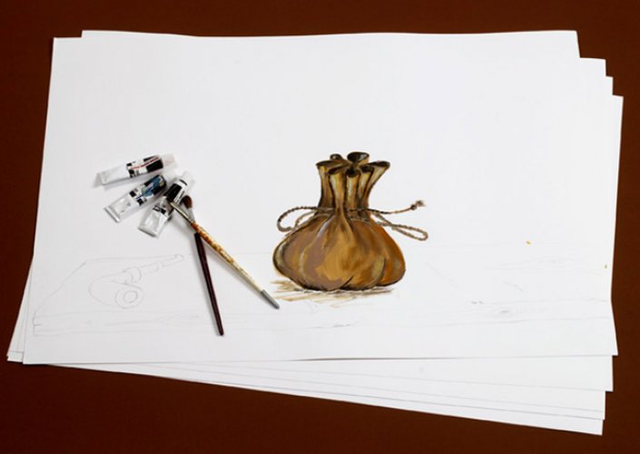 Akvarellipaperi Fabriano Studio Watercolor 50x70 cm 200G, hinta 1,69€