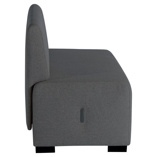 Alba hizia 2-istuttava sohva selkänojalla antrasiitin harmaa 122 x 62 x 67cm, hinta 887,96€