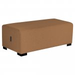 Alba hizia 2-istuttava rahi terre of sienne 122 x 62 x 46cm