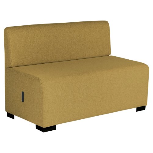 Alba hizia 2-istuttava sohva selkänojalla saffron yellow 122 x 62 x 67cm, hinta 887,96€