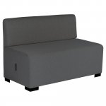 Alba hizia selkänoja antrasiitin harmaa 120 x 16 x 65cm