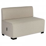 Alba hizia selkänoja beige sahara 120 x 16 x 65cm