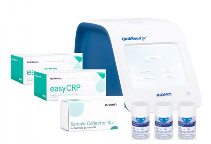 Aloituspakkaus QuikRead go easy CRP, hinta 1884€