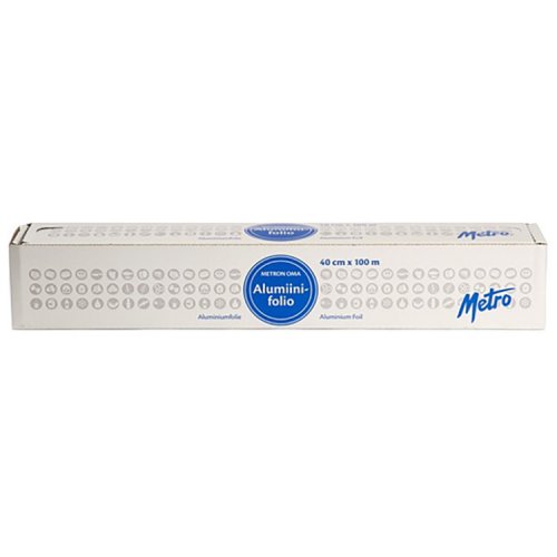 Alumiinifolio Metro 40 cm x 100 m, hinta 18,26€