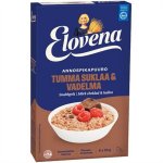 Annospikapuuro Elovena Tumma suklaa & vadelma 6 kpl