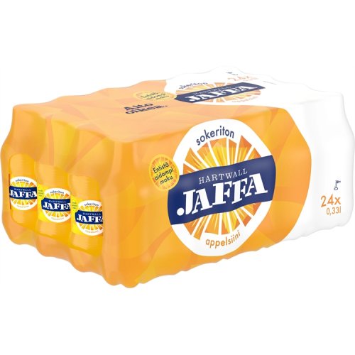 Appelsiini Jaffa sokeriton 24 x 0,33L (ei sis. panttia), hinta 25,38€