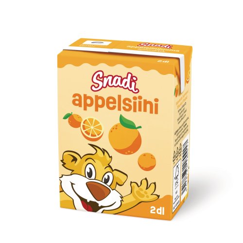 Appelsiinijuoma Vip snadi pillillä 2dl 10kpl, hinta 7,98€
