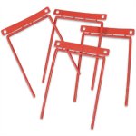 Arkistohaarukka F-binder punainen 8 cm /100