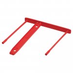 Arkistohaarukka Fellowes 8 cm punainen 100kpl