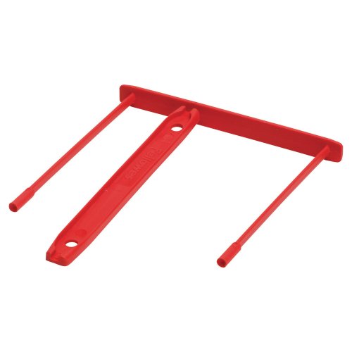 Arkistohaarukka Fellowes 8 cm punainen 100kpl, hinta 14,64€