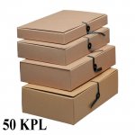 Arkistokotelo A4 8 cm nappikiinnityksellä 50 kpl