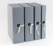 Arkistokotelo Arnia A4 2,5 cm nappi/nauha