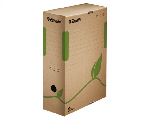 Arkistolaatikko Esselte Eco A4 100 mm, hinta 1€