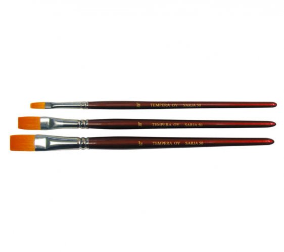 Keinokuitusivellin Tempera Sarja 50 litteä: 5, 9 ja 13, hinta 7,89€