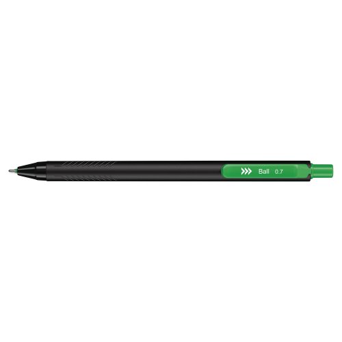 Arws retractable ballpoint pen 0.7mm, green, hinta 1,65€