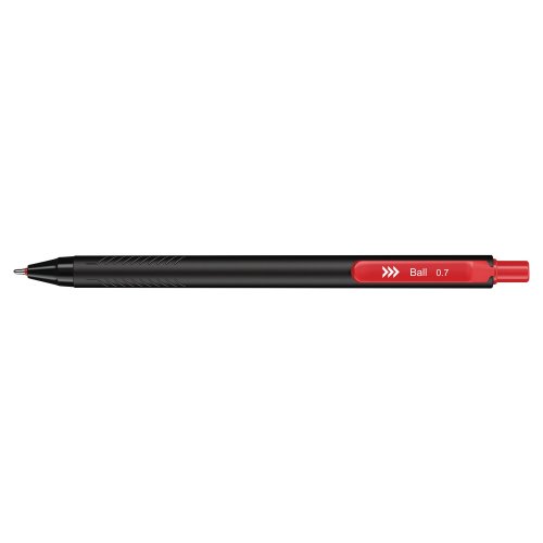 Arws retractable ballpoint pen 0.7mm, red, hinta 1,65€
