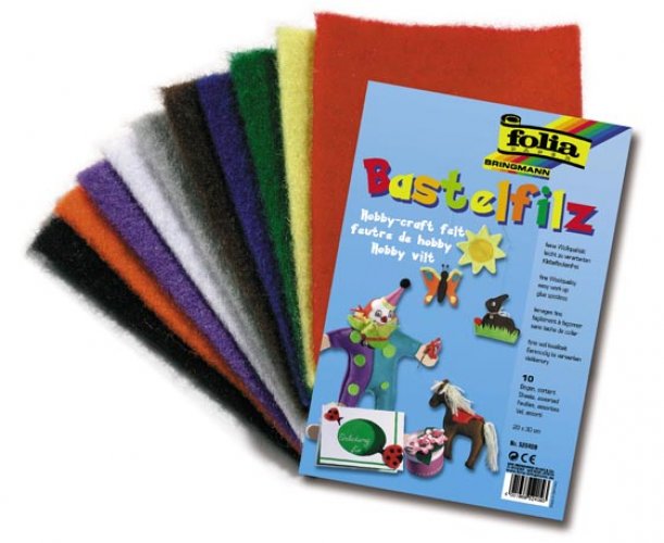 Askarteluhuopa 20 x 30 cm värilajitelma /10, hinta 5,44€