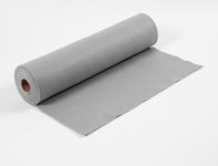 Askarteluhuopa polyesteri 45 cm x 5 m 180-200G harmaa