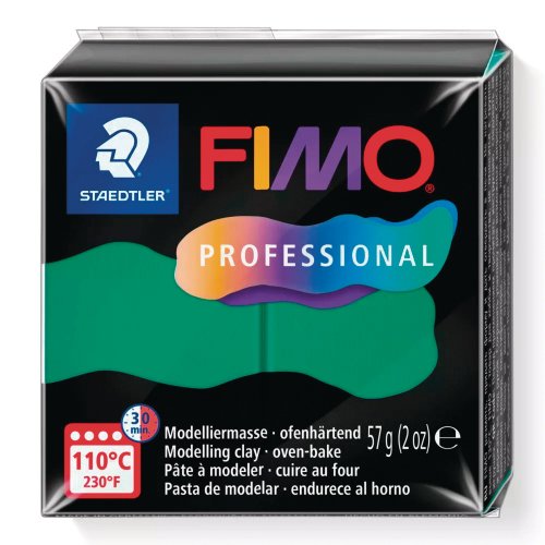 Askartelumassa Fimo prof 8040 true vihre, hinta 3,26€