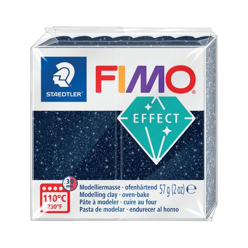 Askartelumassa Staedtler fimo ef 352 galaxy sininen 57g, hinta 2,70€