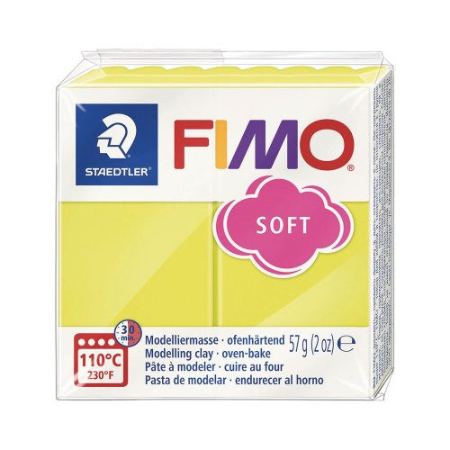 Askartelumassa Staedtler fimo keltainen, hinta 2,84€
