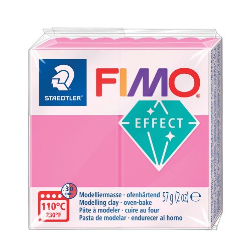 Askartelumassa Staedtler fimo neon pink 57g, hinta 2,70€