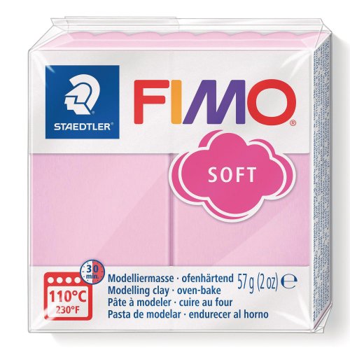 Askartelumassa Staedtler fimo rosa, hinta 2,84€