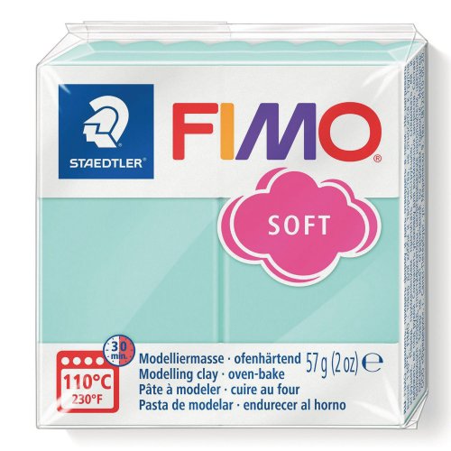 Askartelumassa Staedtler fimo soft minttu, hinta 2,39€