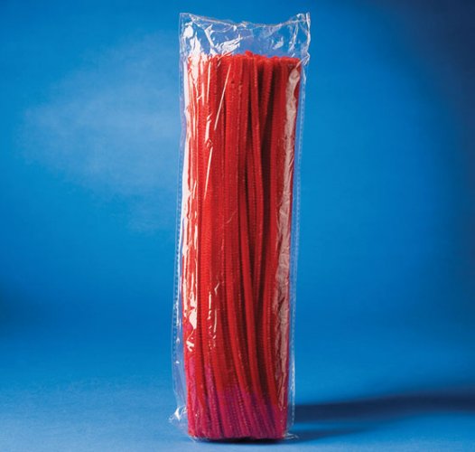 Askartelupunos piipunrassi 30 cm x 6 mm punainen /100, hinta 2,84€