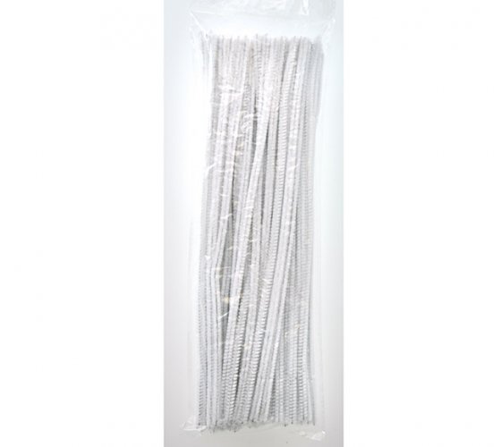 Askartelupunos piipunrassi 30 cm x 6 mm valkoinen /100, hinta 2,84€