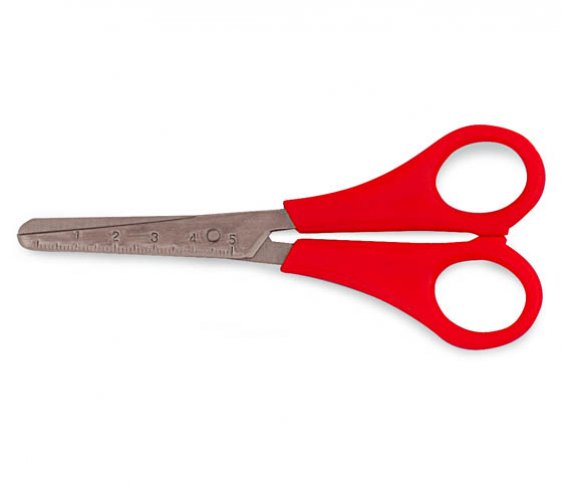 Askartelusakset Scriva 68031 pyöreäkärkiset 13 cm, hinta 0,48€