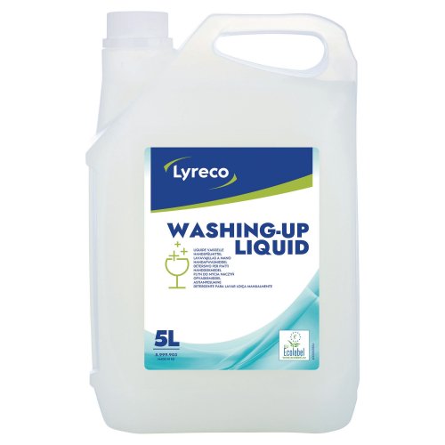 5999903 Astianpesuaine Lyreco Eko 5L on hyvin rasvaa poistava ekologinen kasvispohjainen raaka-aine pesuaineeksi ergonomisessa kannussa. Toimitamme pesuaineita varastostamme vain parin päivän toimitusajalla.