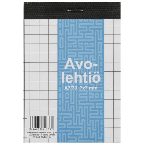 Avolehtiö A7/70 7X7 perforoitu, hinta 0,23€