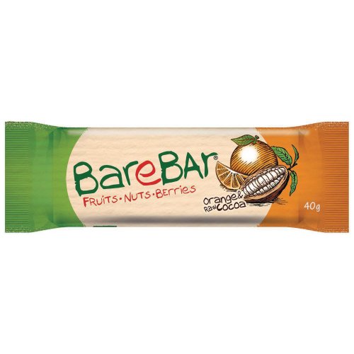Barebar Patukka appelsiini-raakakaakaopatukka gluteeniton 24kpl, hinta 38,42€