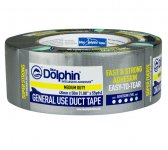 Ilmastointiteippi Blue Dolphin FM-190 48 mm x 25 m harmaa