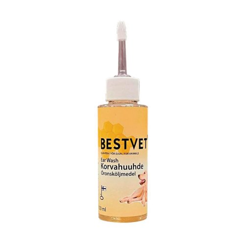 Bestvet korvahuuhde lemmikille 100ml, hinta 11,87€