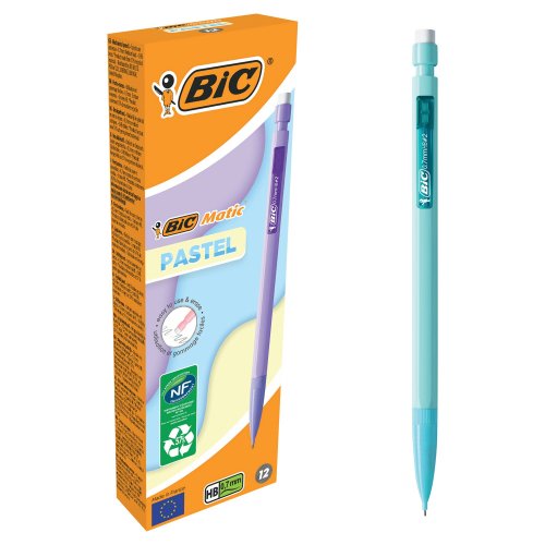 Bic Lyijytäytekynä 0,7 mm HB matic värivalikoima 12kpl, hinta 15,31€