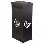 Biojäteastia Paperflow 60l musta