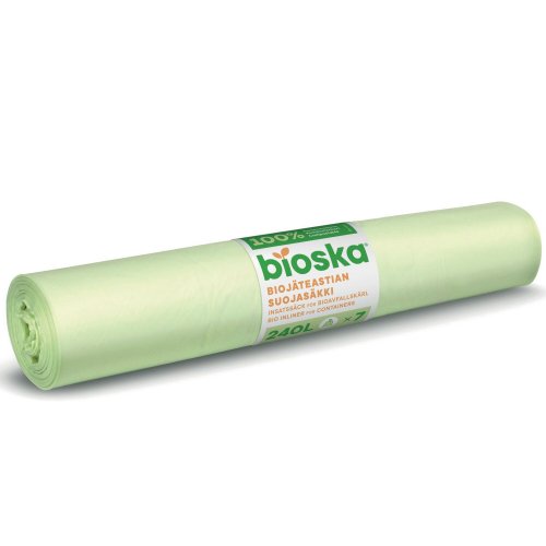 Biojätesäkki Bioska 240l 7kpl, hinta 10,62€
