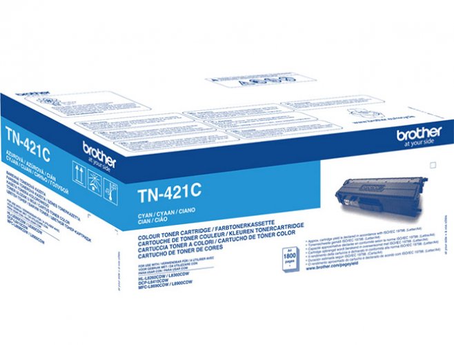 Laserkasetti BROTHER TN-421C  CYAN 1,8K, hinta 104,56€