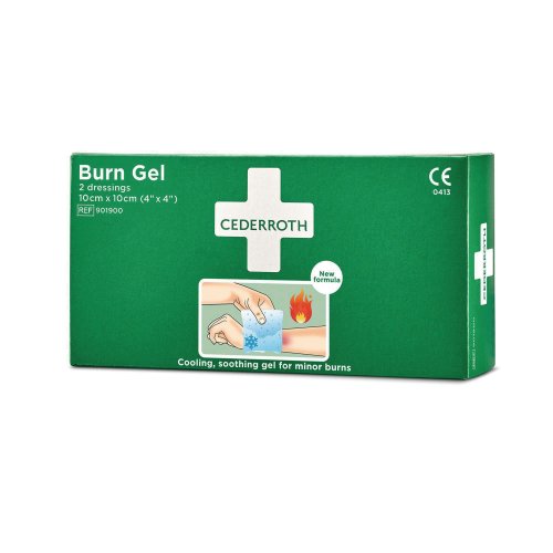 Burn Gel Cederroth 901900 palovammaside 10 x 10cm 2kpl, hinta 11,71€