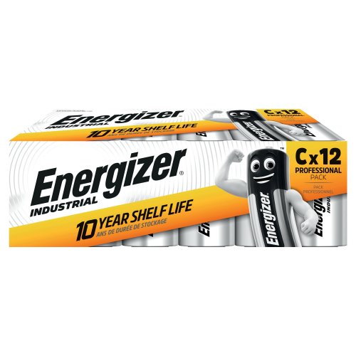 C LR14 paristo 1.5 V Energizer industrial 12kpl, hinta 14,86€