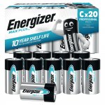 C LR14 paristo 1.5 V Energizer max plus alkali 20kpl