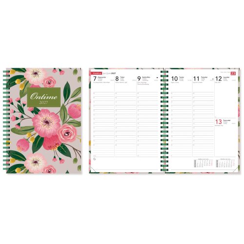 Pöytäkalenteri 2027 Cc 2037 ontime paratiisi 148 × 210mm, hinta 13,40€