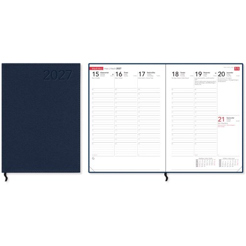 Pöytäkalenteri 2027 Cc 2257 compact musta 148 × 210mm, hinta 15,30€